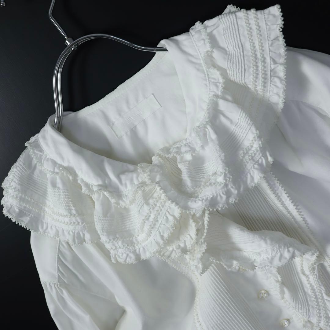 PINK HOUSE ピンクハウス　フリル　ブラウス　シャツ　白　ドレス
