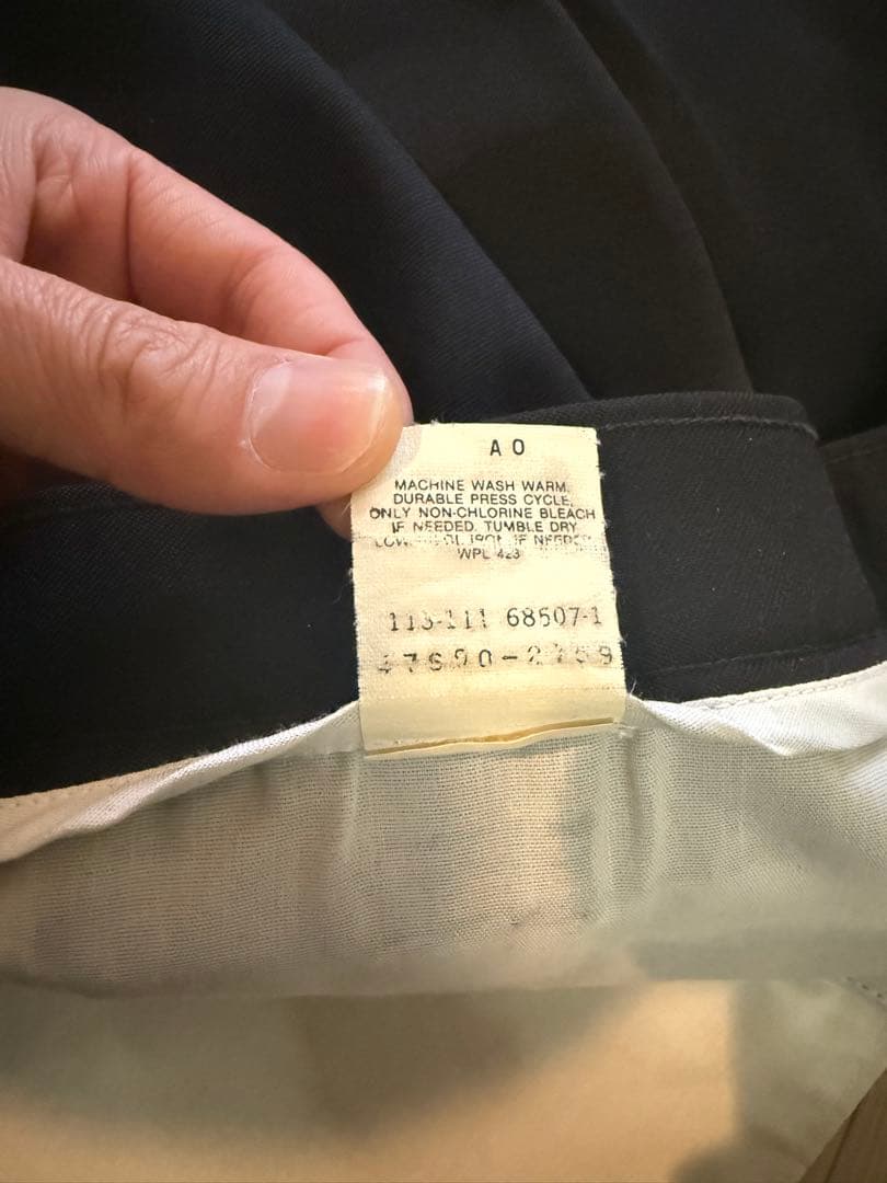 超美品　levis action slacks ブラック 32×30