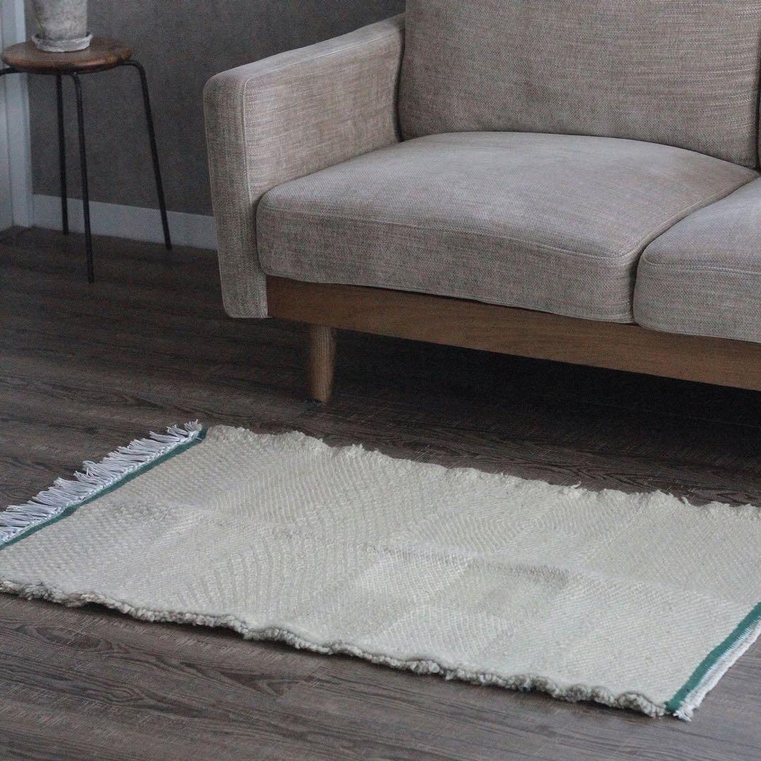 【送料込】希少！ザナフィ モロッコラグ ベージュ119×72cm