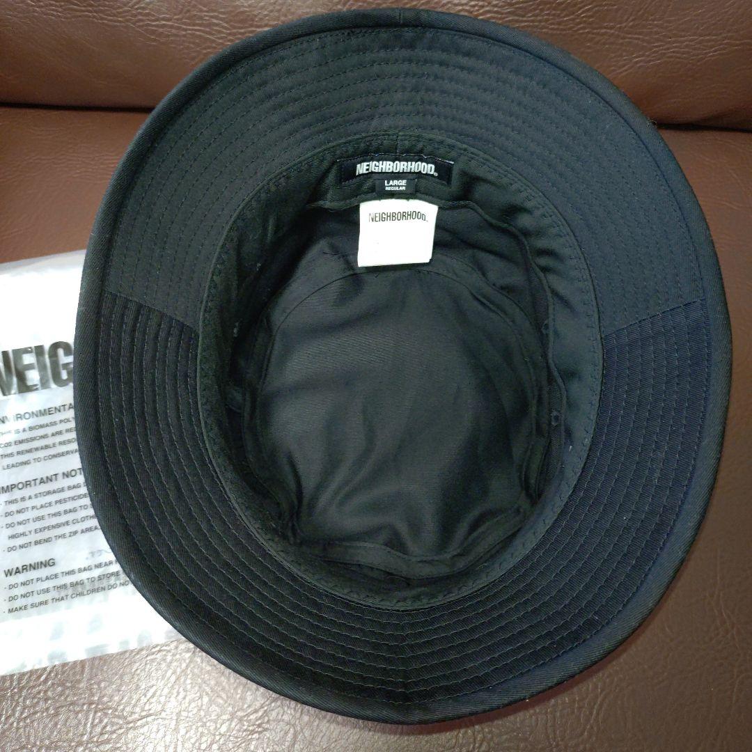NEIGHBORHOOD ブラック バケットハット L