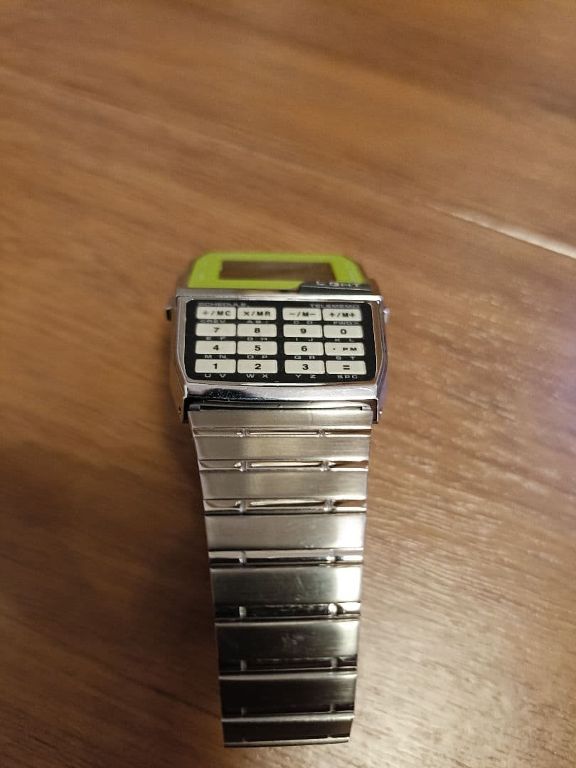 CASIO DATA BANK データバンク反転液晶　デジタル腕時計