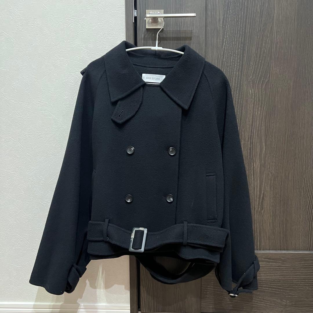 EIMY ISTOIRE ウールショートトレンチコート