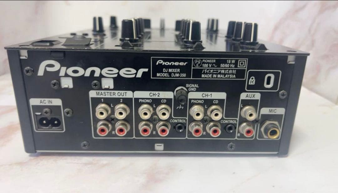 Pioneer パイオニア ミキサー DJM-350 ブラック