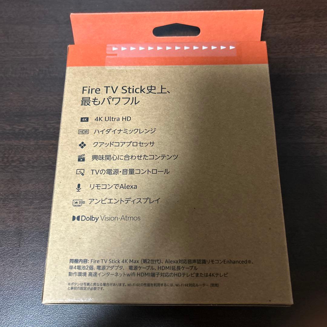 【新品】Fire TV Stick 4K Max(第2世代) 16GB