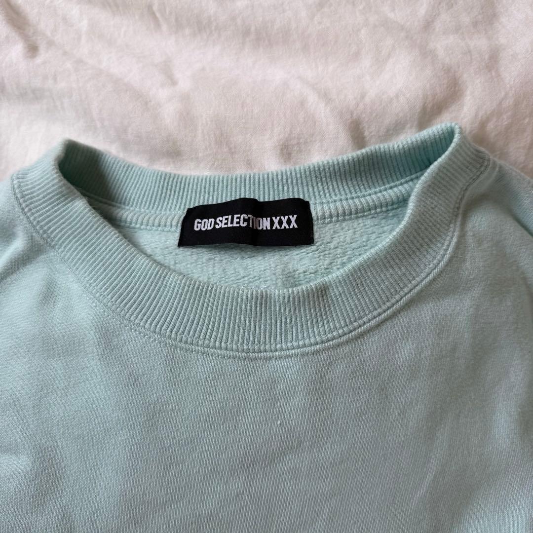 GOD SELECTION XXX クルーネック ティファニーブルー Lサイズ