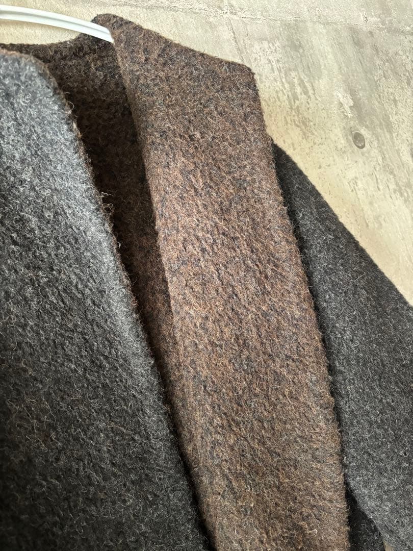 Ａ　HERMES エルメス　マルタンマルジェラ アルパカコート