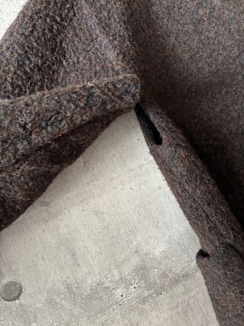 Ａ　HERMES エルメス　マルタンマルジェラ アルパカコート