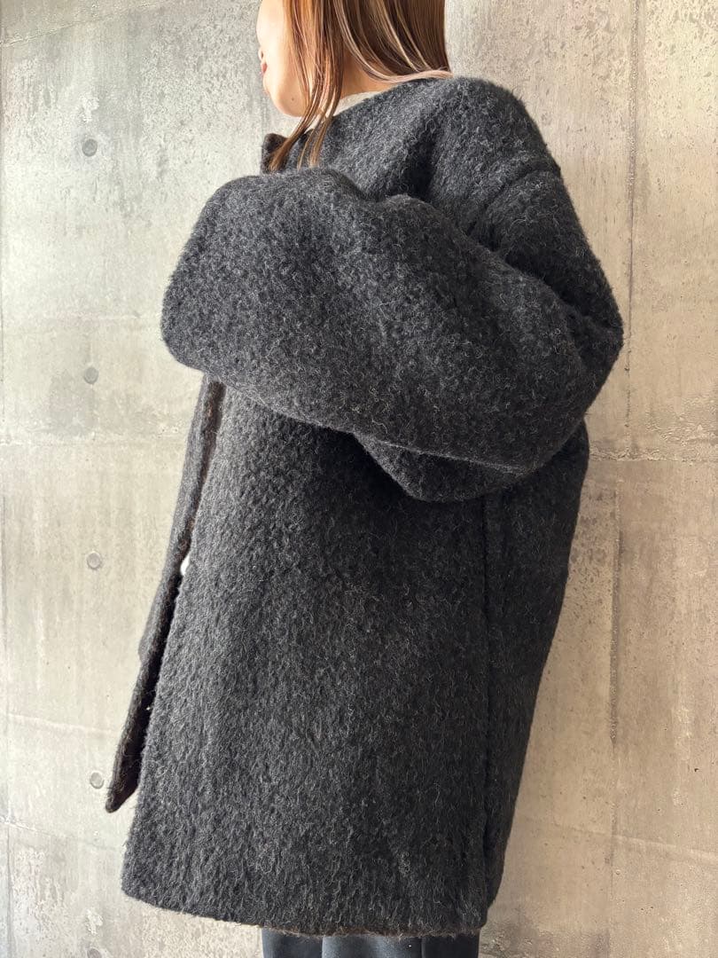 Ａ　HERMES エルメス　マルタンマルジェラ アルパカコート