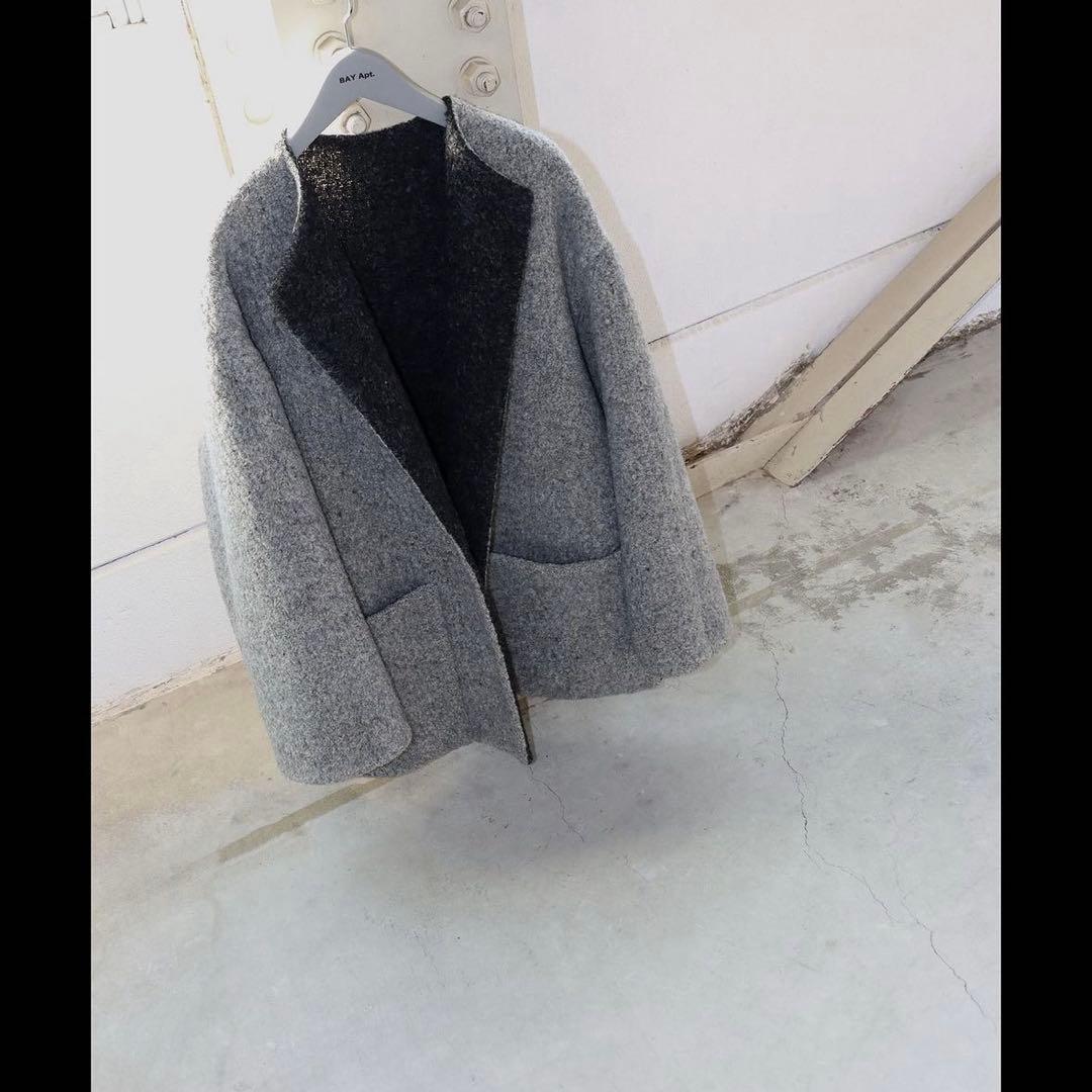 Ａ　HERMES エルメス　マルタンマルジェラ アルパカコート