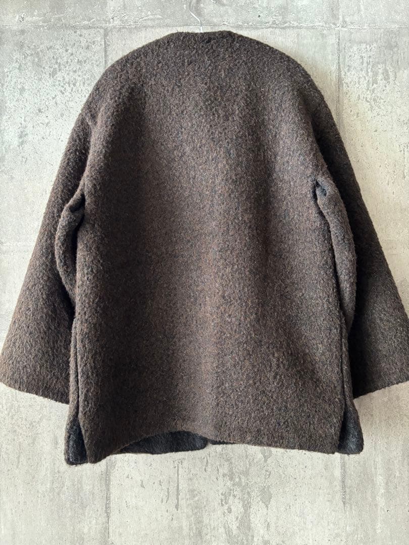 Ａ　HERMES エルメス　マルタンマルジェラ アルパカコート