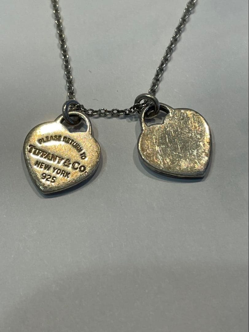 【正規品】ティファニー ネックレス リターントゥ ダブルハート シルバー 925