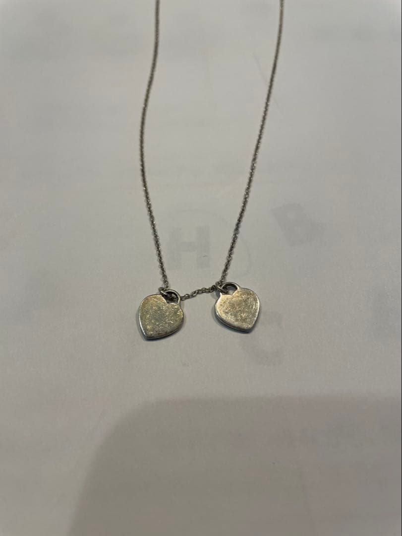 【正規品】ティファニー ネックレス リターントゥ ダブルハート シルバー 925