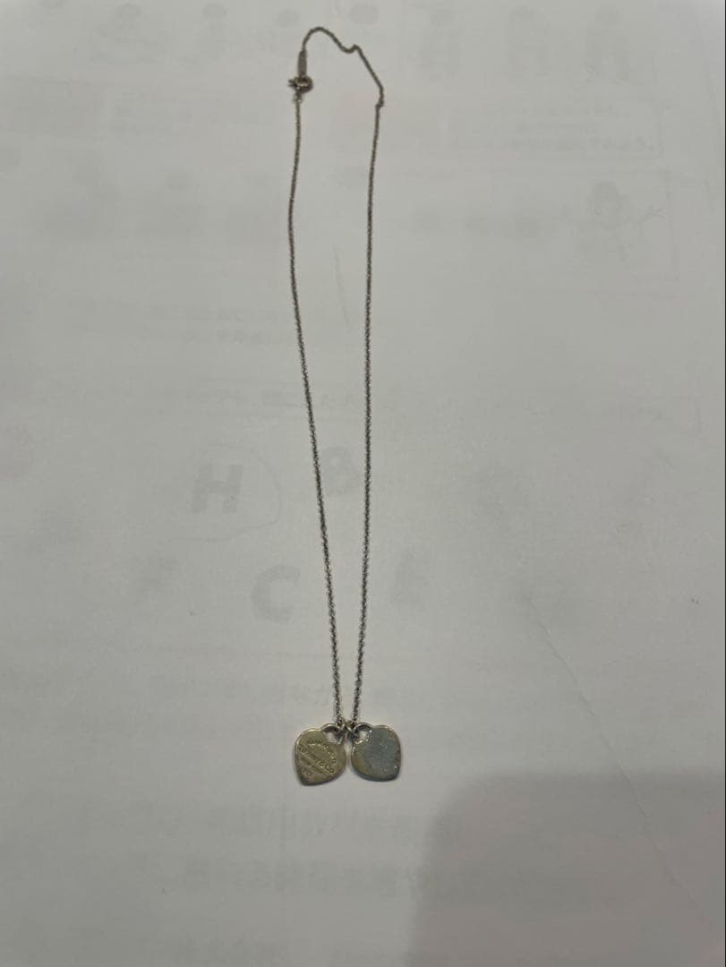 【正規品】ティファニー ネックレス リターントゥ ダブルハート シルバー 925
