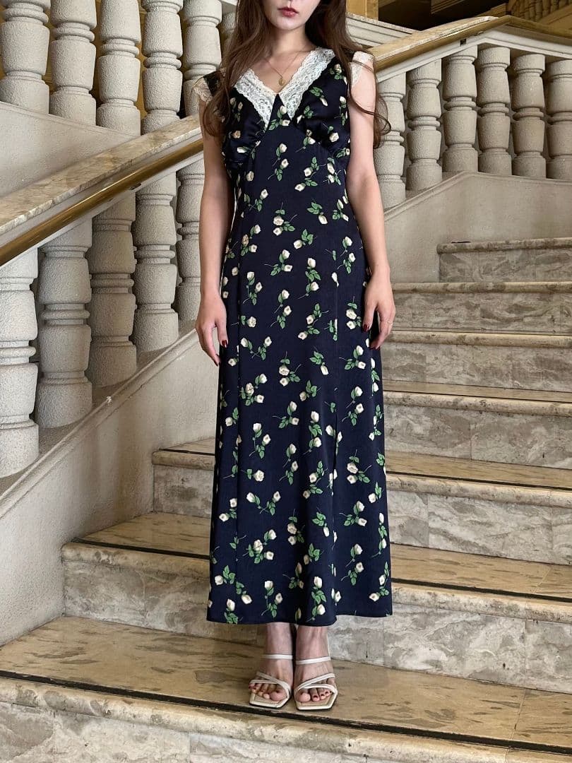 ワンピース PUI THE ROMANTIC DRESS BLACK