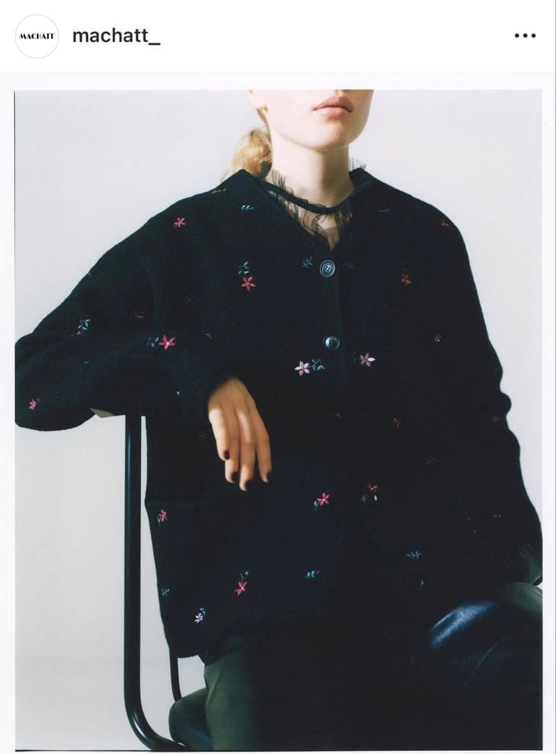 マチャット machatt ウールカーディガン