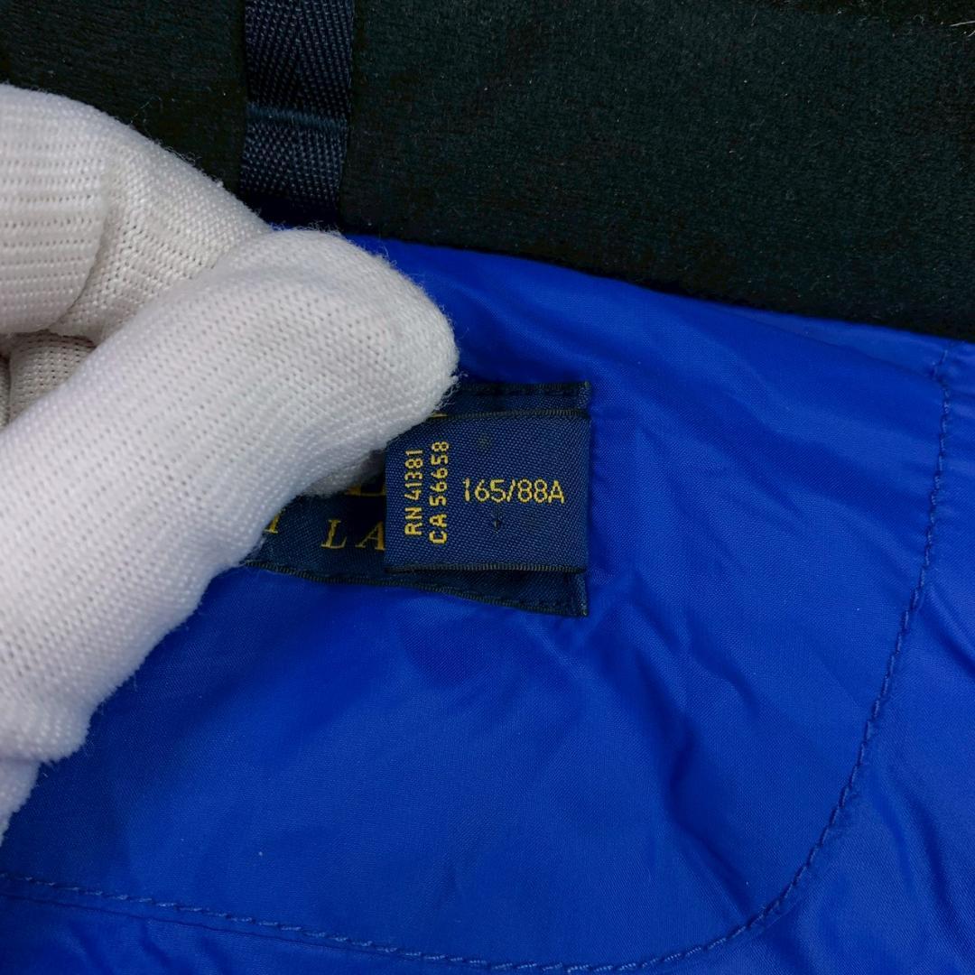 美品★ ポロラルフローレン ダウンベスト ビッグポニー ネイビー XS　D894