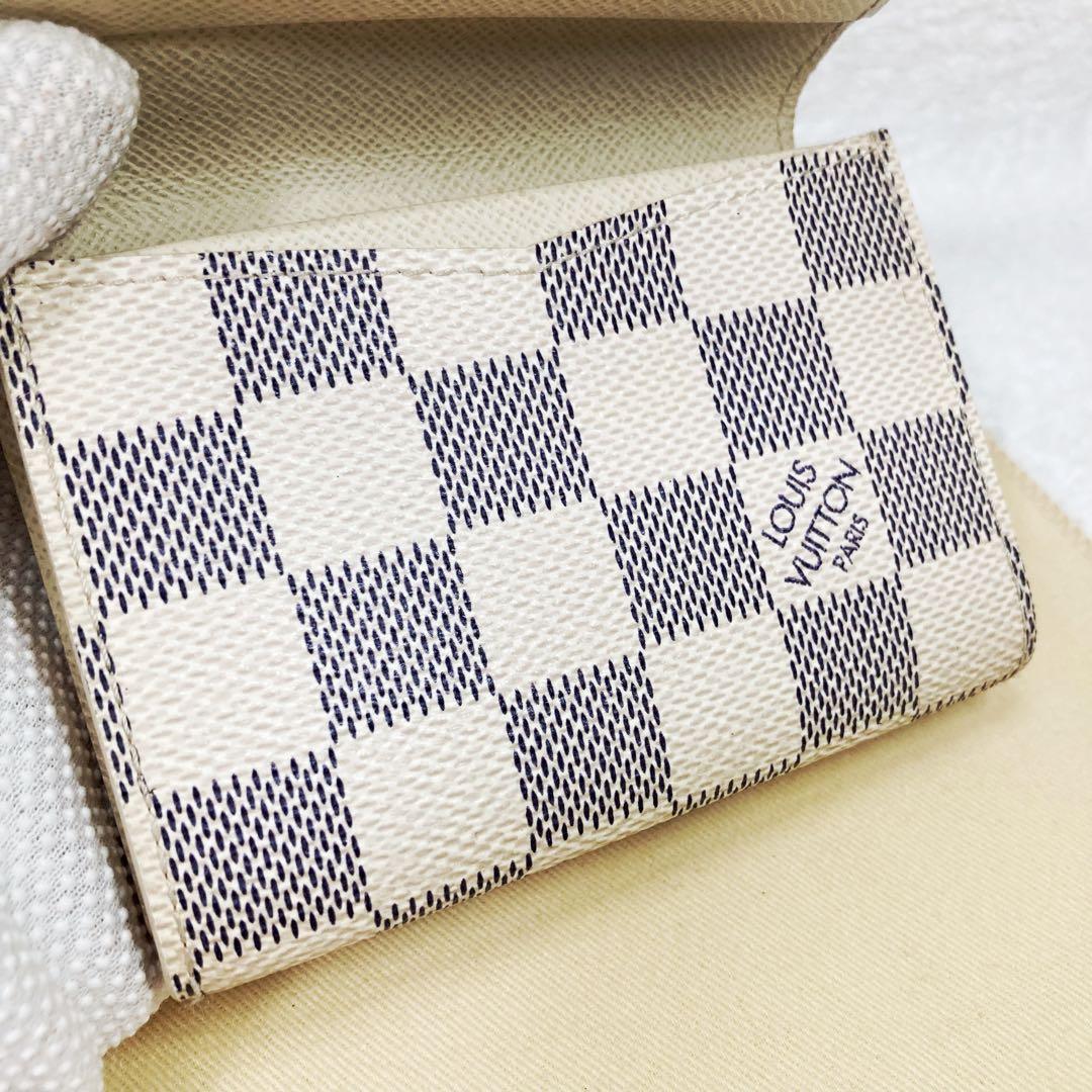 【美品】ルイヴィトン☆アズール アンヴェロップ カルト ドゥ ヴィジットカード
