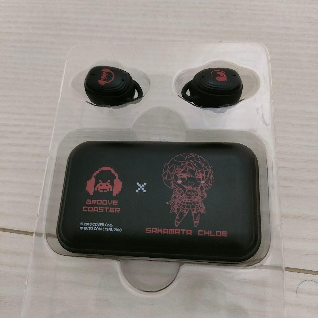 タイトーグルーヴコースター×沙花叉クロヱ Bluetooth ワイヤレスイヤホン