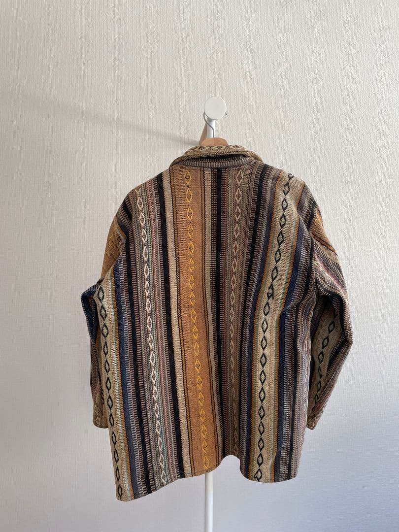 unknown ヴィンテージラグジャケット　60s ポロカントリー　ネイティブ柄