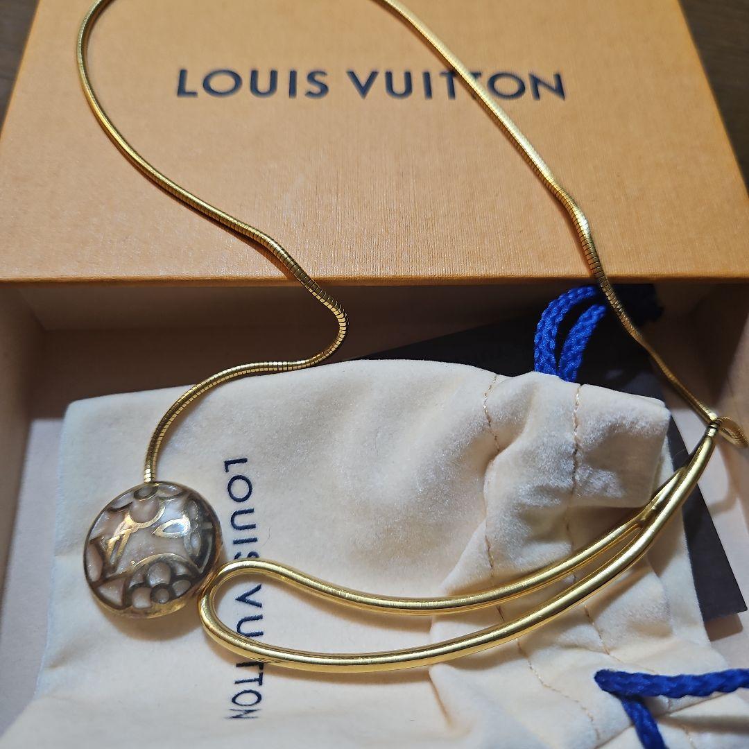 LOUIS VUITTON クリアボール ネックレス