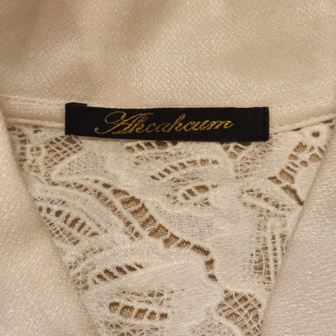 ahcahcum あちゃちゅむ レースシノワワンピース