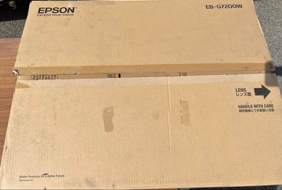 【使用☆0時間】 Epson EB-G7200W高輝度3LCDプロジェクター ②