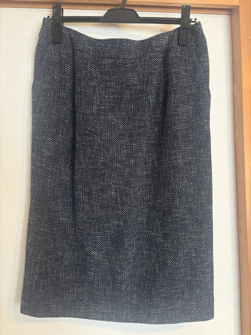 【超美品】タエアシダ ツィードジャケットスカート上下セット L〜XLサイズ