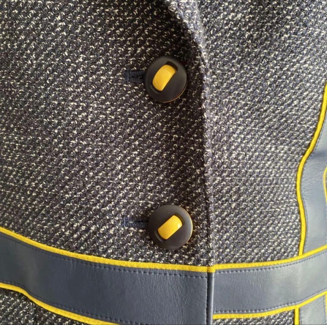 【超美品】タエアシダ ツィードジャケットスカート上下セット L〜XLサイズ