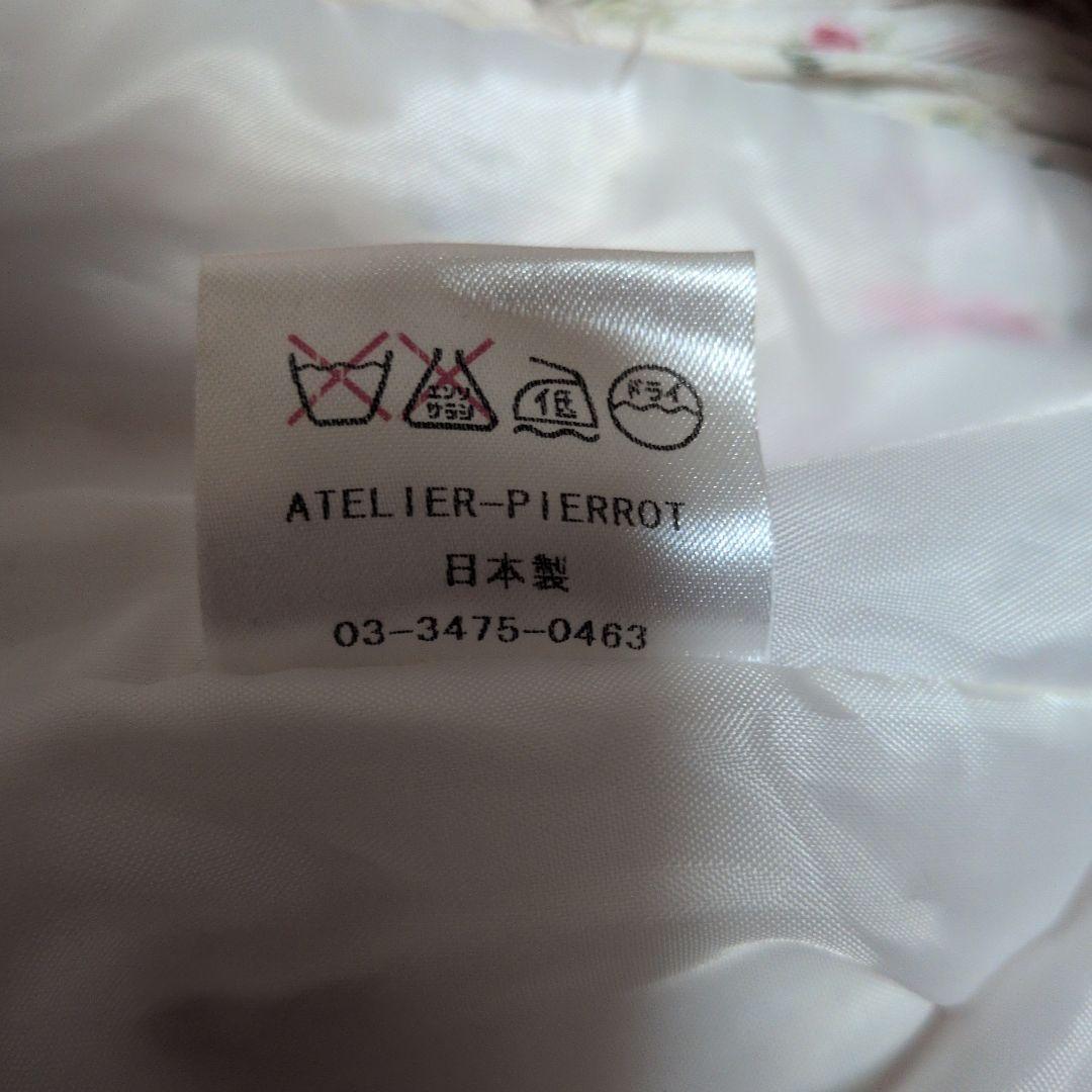 ATELIER-PIERROT フラワープリント ノースリーブワンピース