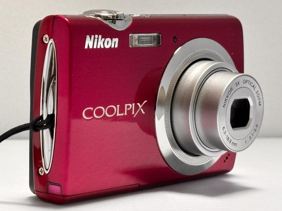 極美品 Nikon ニコン COOLPIX S230 ローズレッド 箱 付属品
