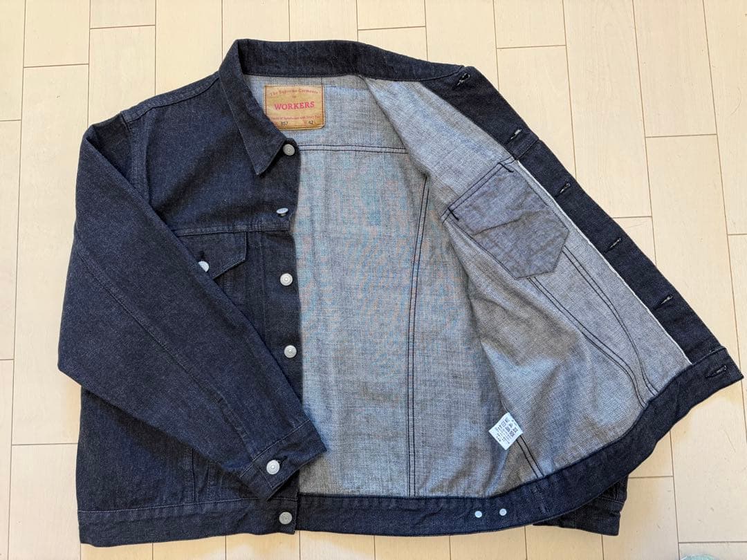 32222【WORKERS】”Lot 857 Black Gジャン