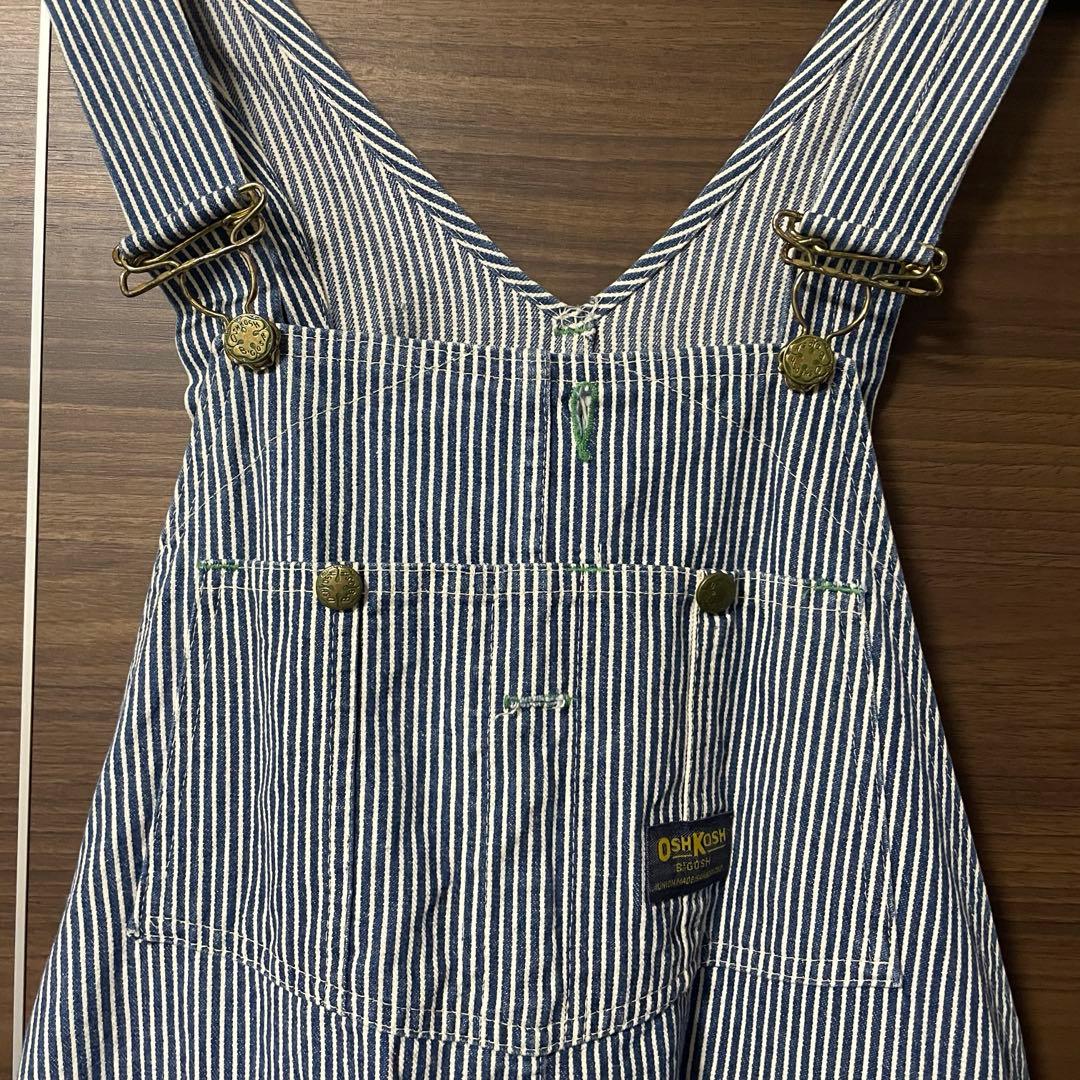 60〜70s Oshkosh ヒッコリーオーバーオール usa製