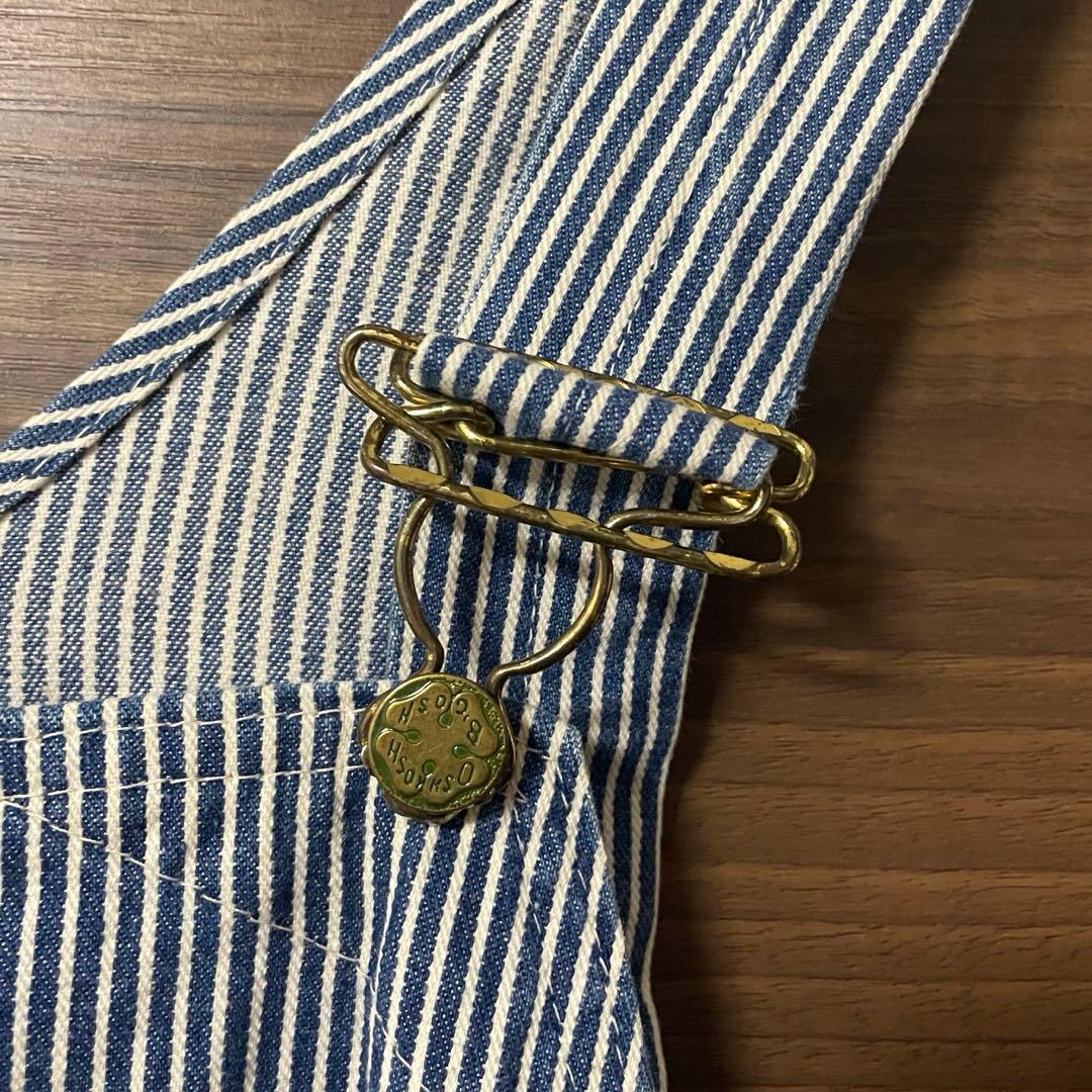 60〜70s Oshkosh ヒッコリーオーバーオール usa製