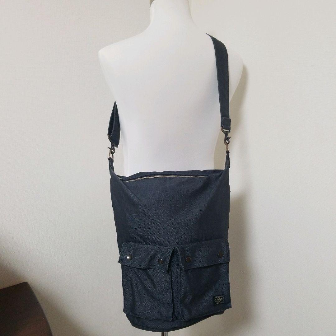 【美品】ポーター　PORTER　スモーキー　ボンサック　ドラム　大容量　希少