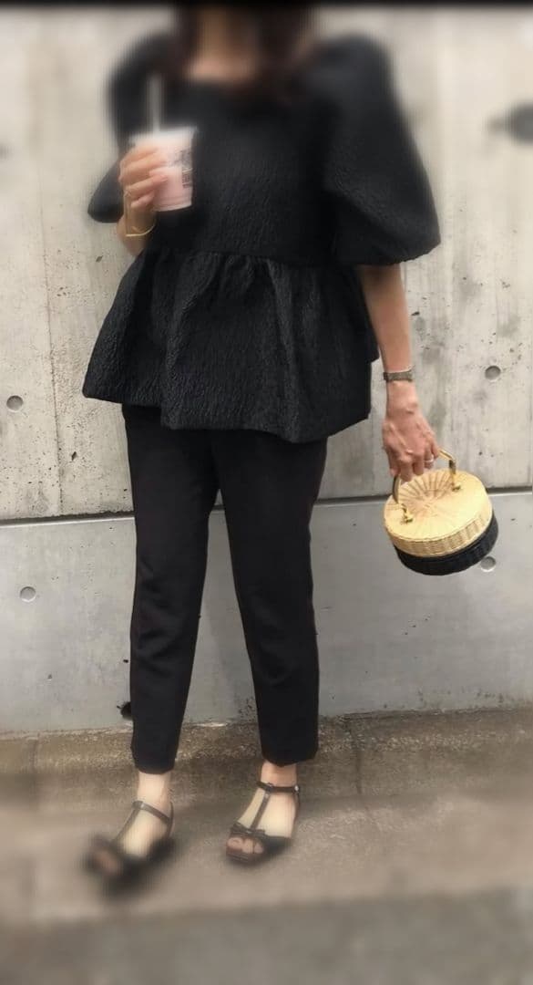 マニマリス　パンケーキ　かごバッグ 　バイカラー　シングル