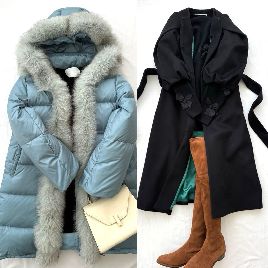 定価約10万円 一瞬で売り切れMYLAN カシミヤ混ニットドレス 美シルエット