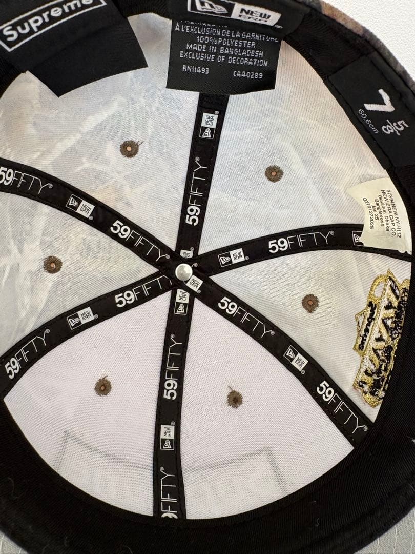 Supreme 59FIFTY 迷彩キャップ 7 5/8