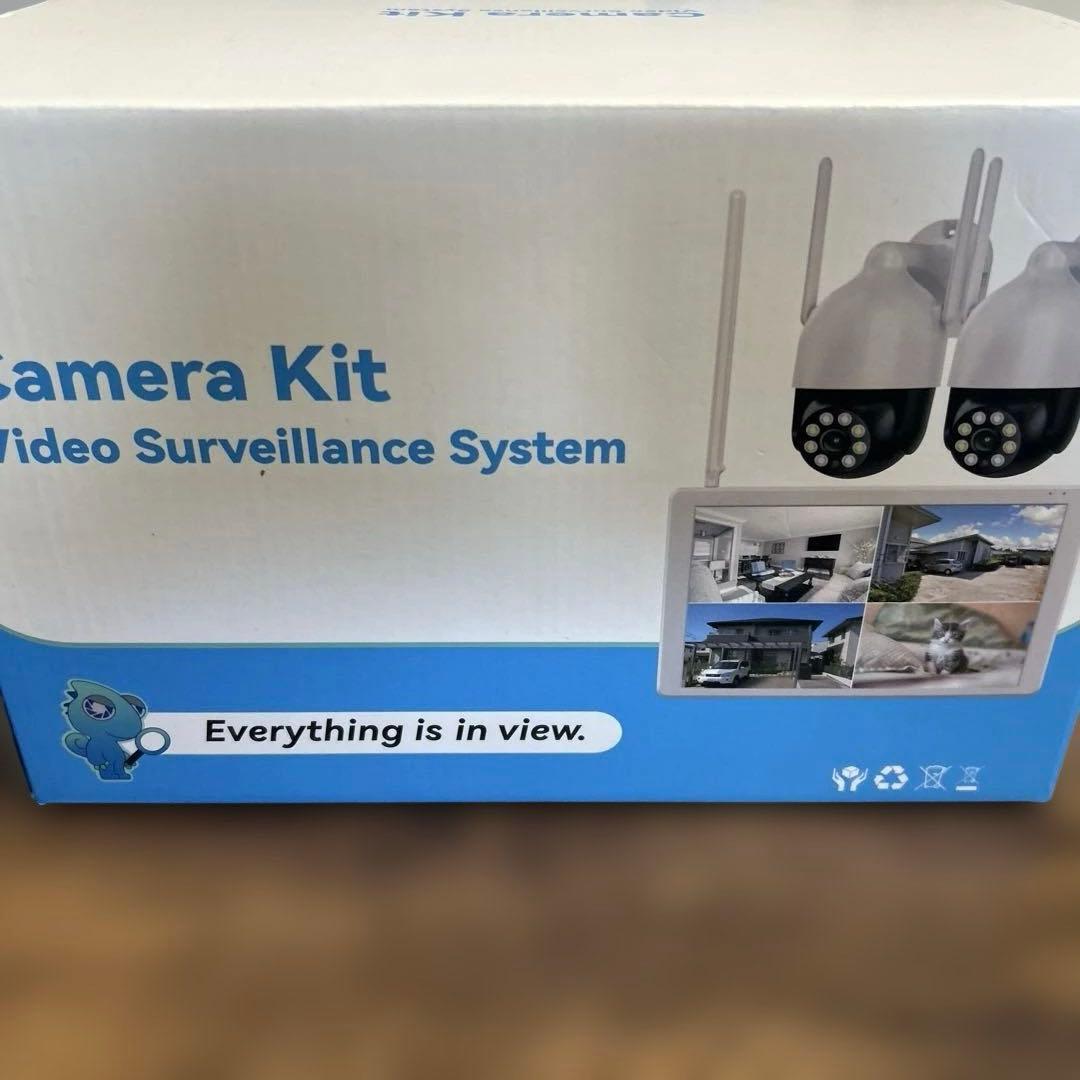 防犯カメラ屋外800万画素対応可360°広角撮影パンチルト可能