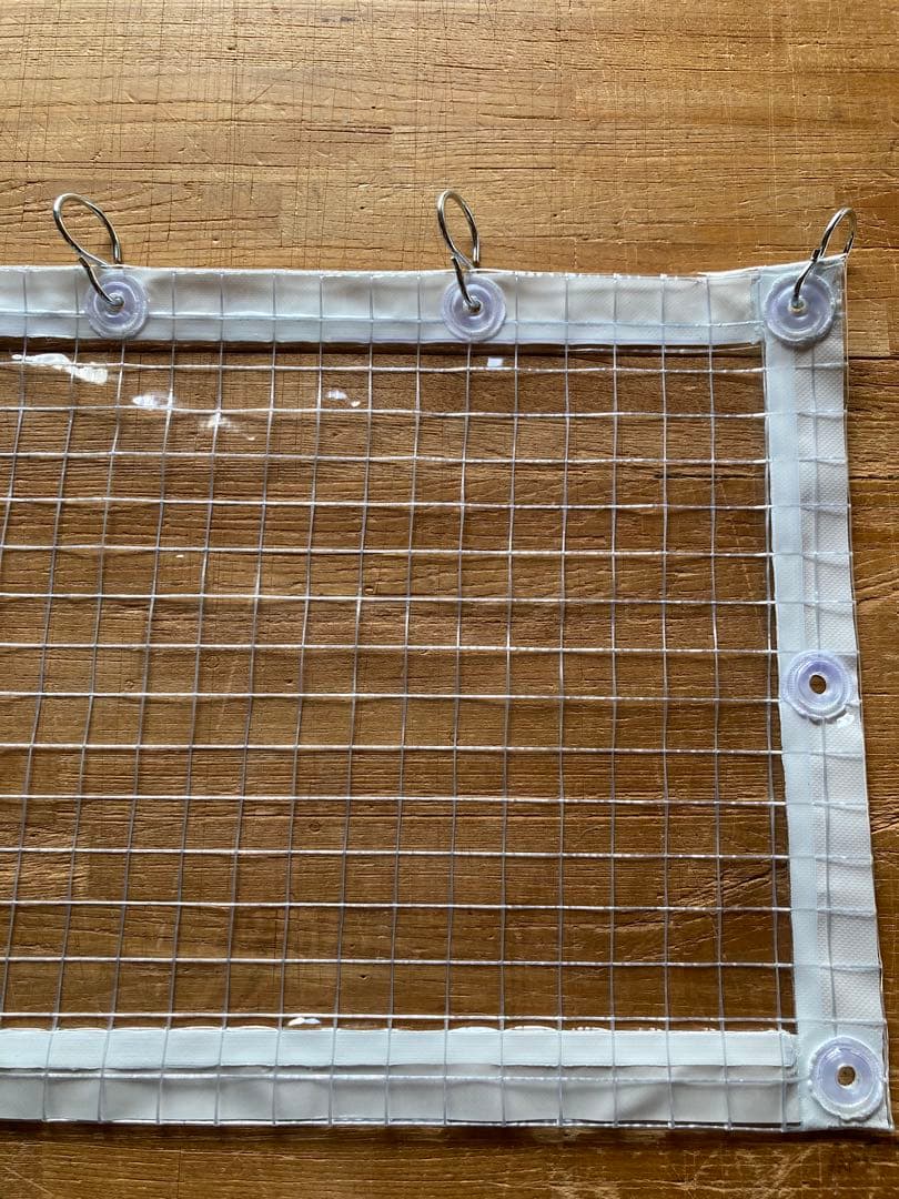 専用　糸入りビニールカーテン6m×2m 2枚