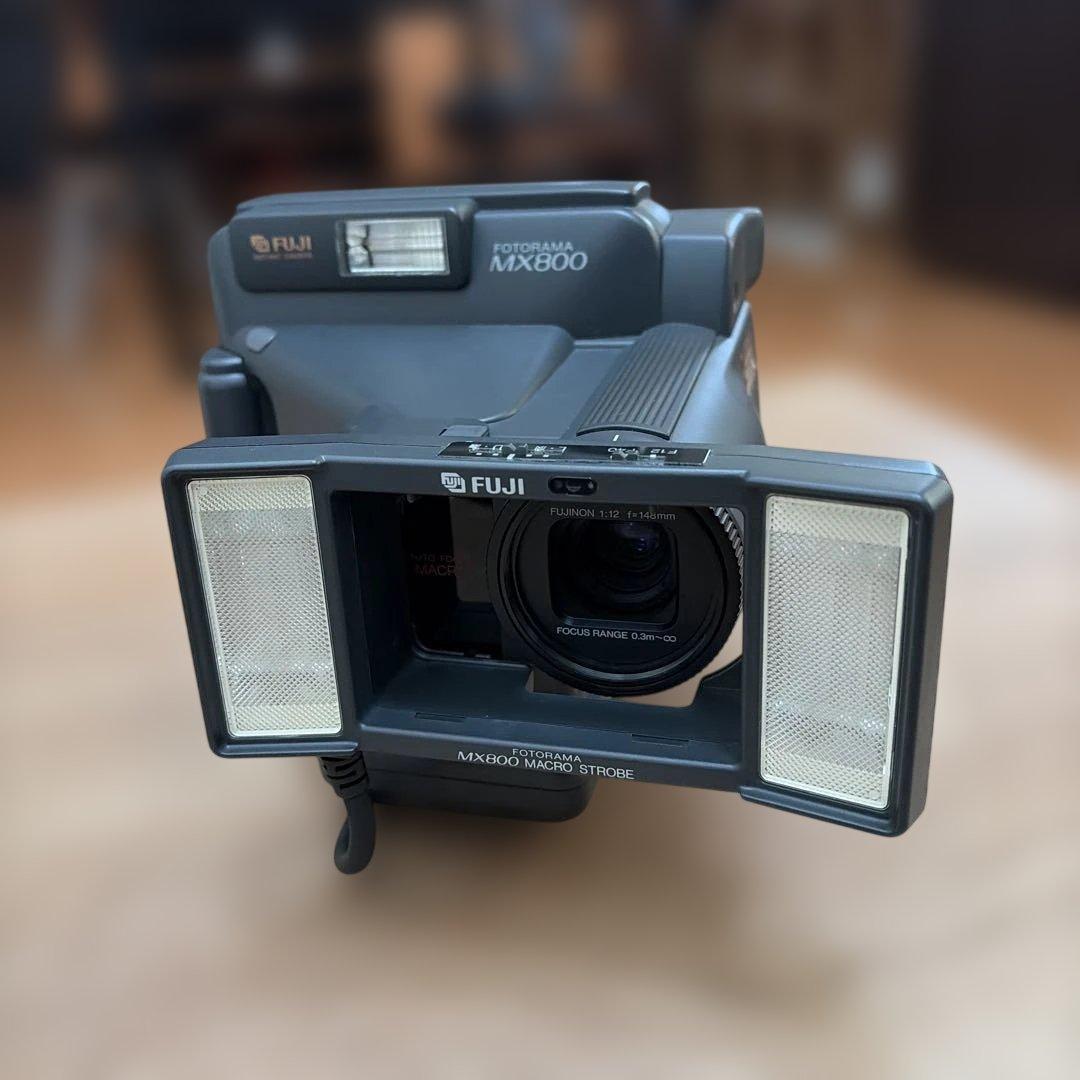 FUJI FOTORAMA MX800 マクロストロボ付きインスタントカメラ
