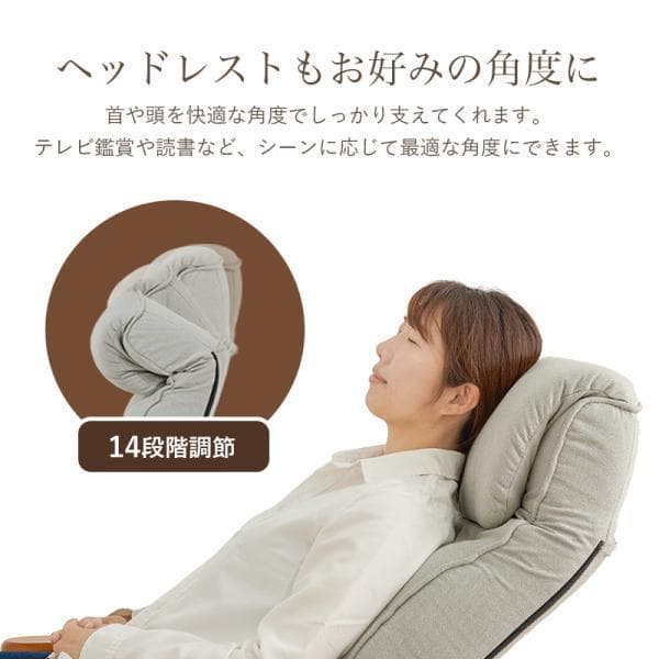 送料無料新品高級回転リクライニングハイバックポケットコイル座椅子【グレーGY】