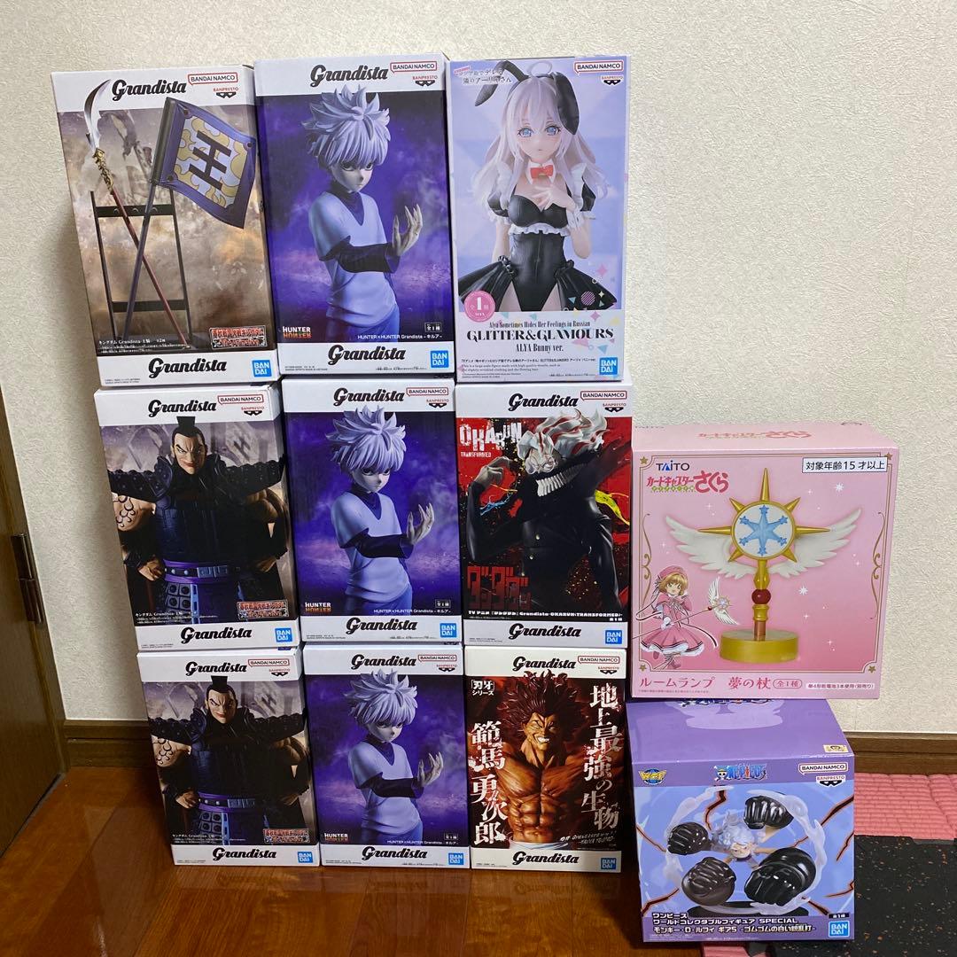 フィギュア　まとめ売り　ルフィ　キルア　王騎　オカルン　アーリャ　夢の杖