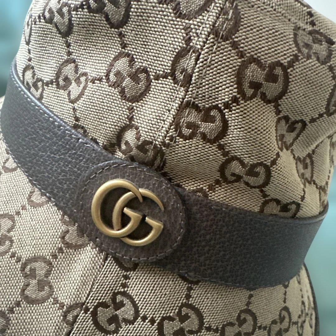 Gucci GGロゴ バケットハット Mサイズ