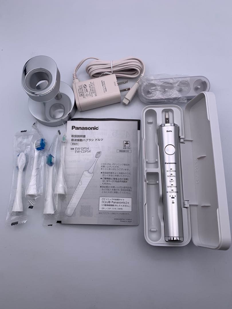 【ほぼ新品】パナソニック 電動歯ブラシ ドルツシルバー EW-CDP54-S
