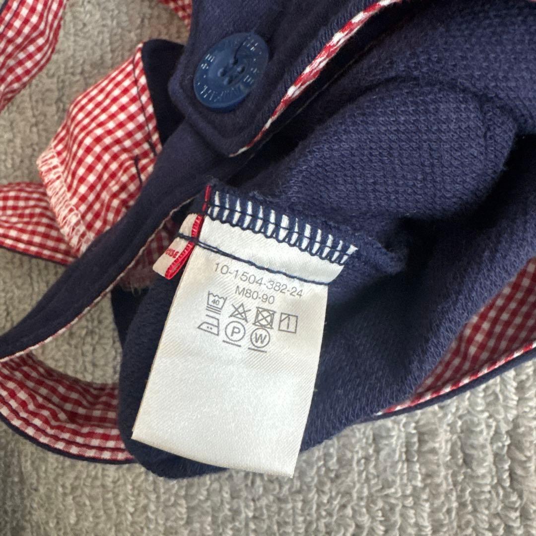 mikiHOUSE オーバーオール スタイ シャツ 4点セット