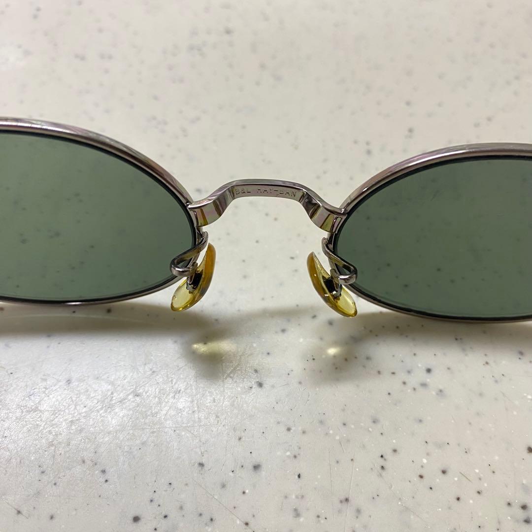 【B&L製Ray-Ban】ヴィンテージ オーバル 砂打ち フルリム