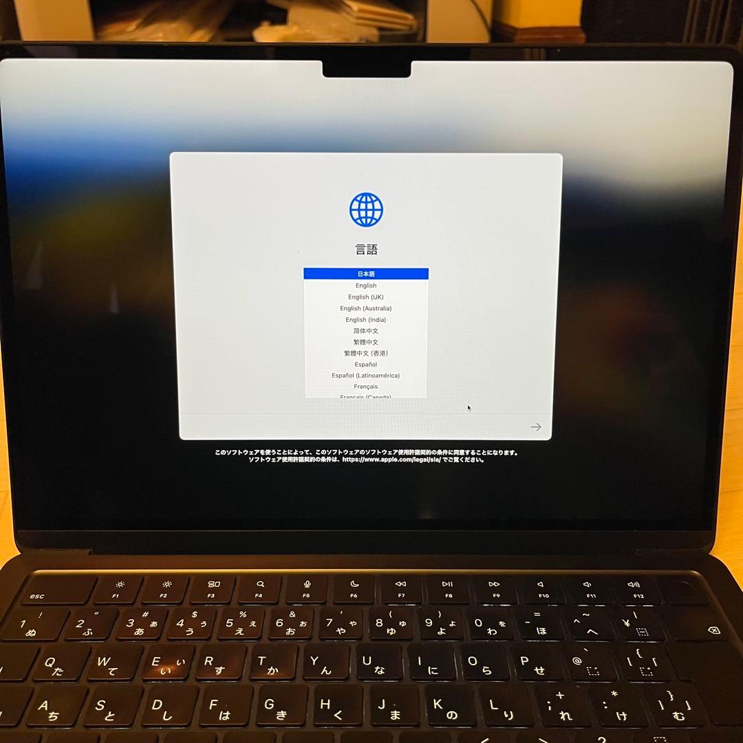 Apple MacBook M2 スペースグレー 本体