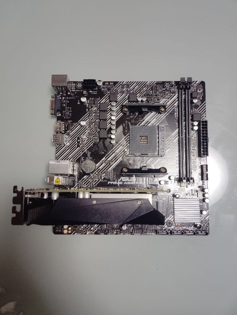 マザーボード AMD PRIME A520M K RTX 1060 1fan