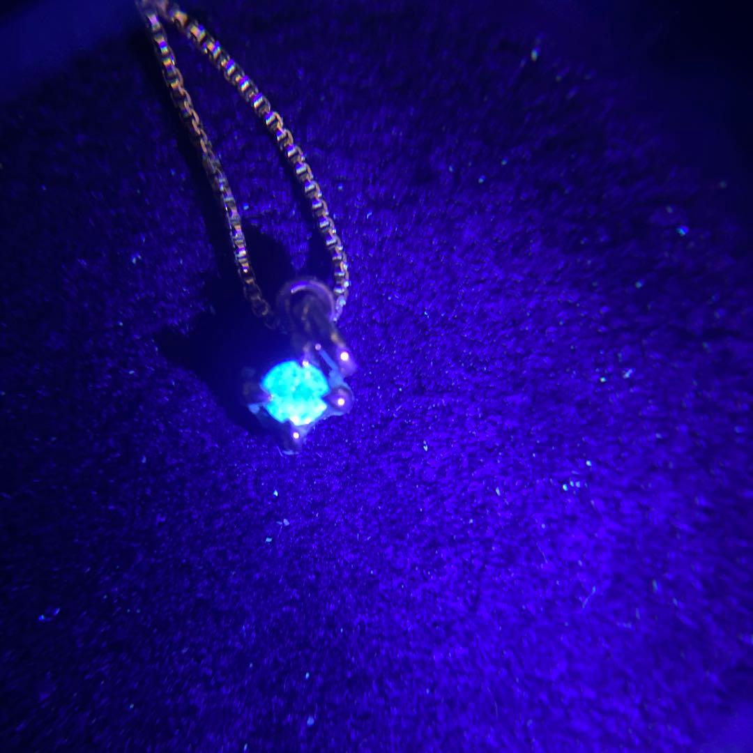 k18ネックレス一粒天然ダイヤモンド