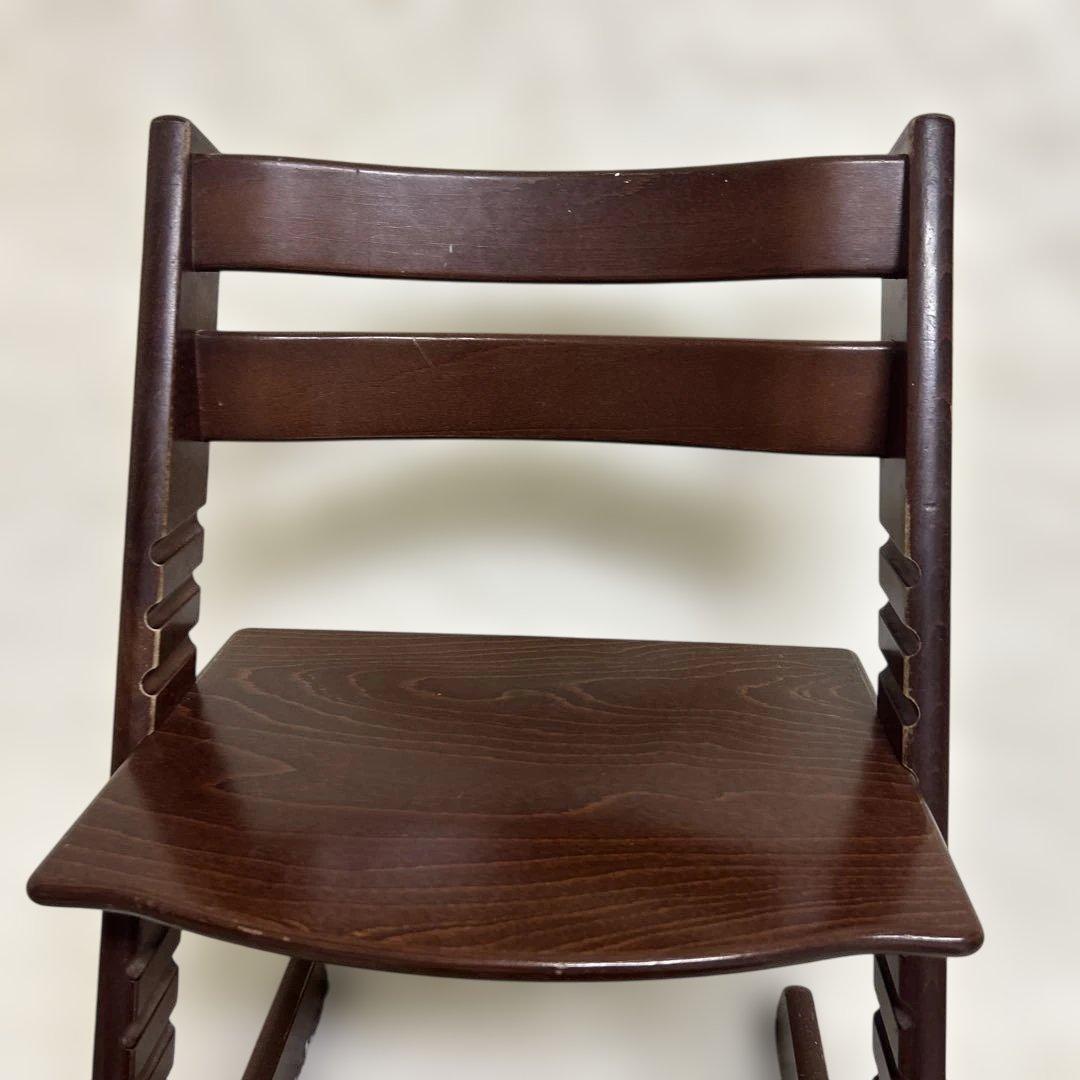 ストッケ　トリップ トラップ　ベビーチェア+ベビーセット　ブラウン　シリアル4